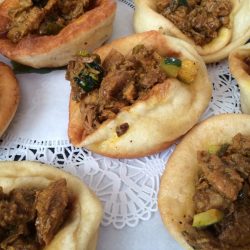 Spiced Pork in Indian Fry Bread