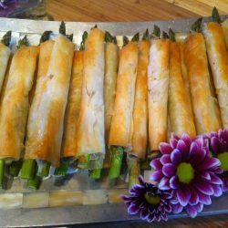 Asparagus and Bleu Cheese Straws